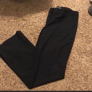 Navy bootcut 6 regular columnist pants by express